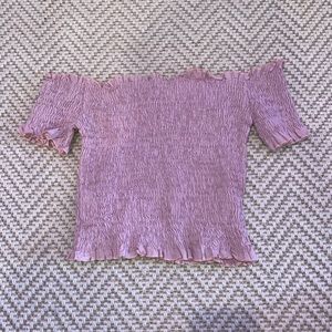 Off the Shoulder Crop Top